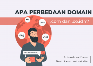 Apa perbedaan domain .com dan .co.id